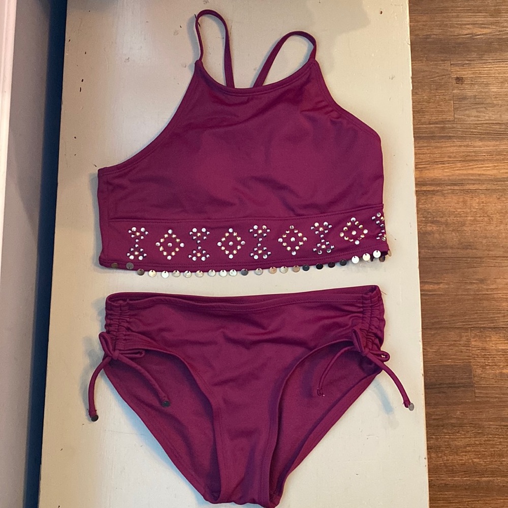 Justice 2 piece swimsuit